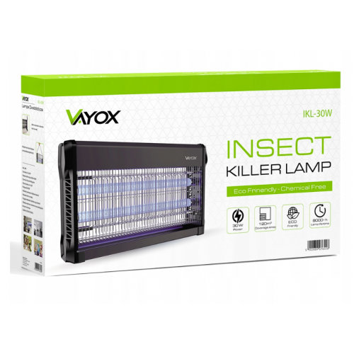 Мухоловка знищувач комах (120 м²) VAYOX IKL-30W Польща Гарантія 12 міс - зображення 3