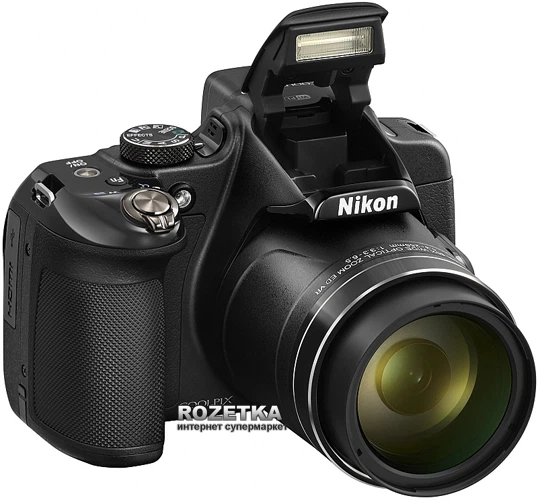 Фотоаппарат Nikon Coolpix P600 Black (VNA480E1) + карта памяти