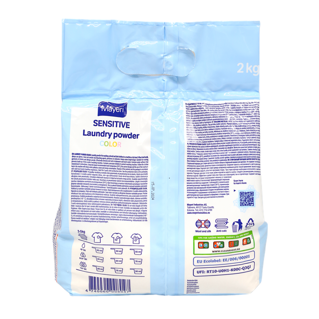 Mayeri Sensitive порошок для прання Color 2 кг (40 прань) - зображення 2