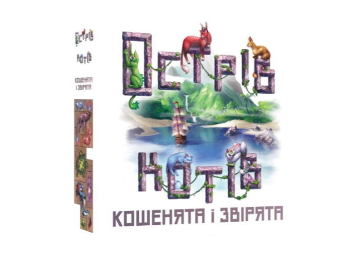 Настольная игра Geekach Games Остров кошек: Котята и зверята (The Isle ...