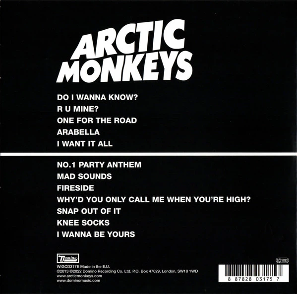 Музичний CD диск Arctic Monkeys – AM Digipack 1cd - изображение 2