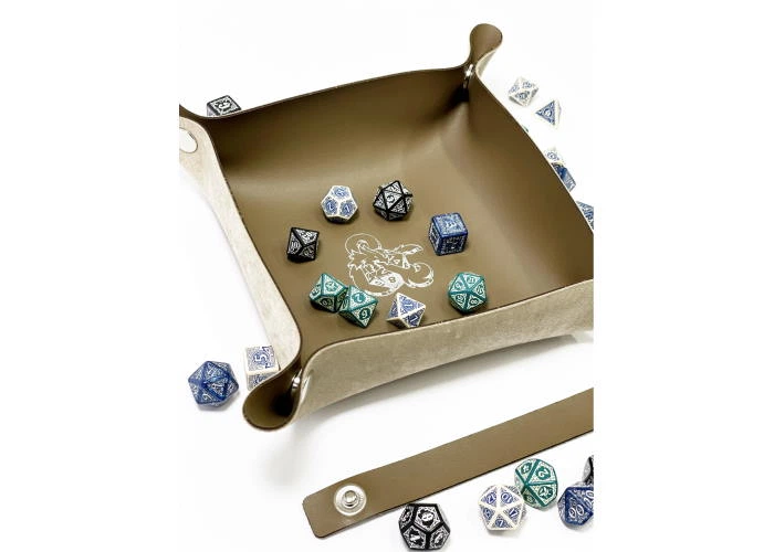 Лоток для кубиків Дракон (коричневий) (Dice tray Dragon brown) (pi-dt005) - зображення 5