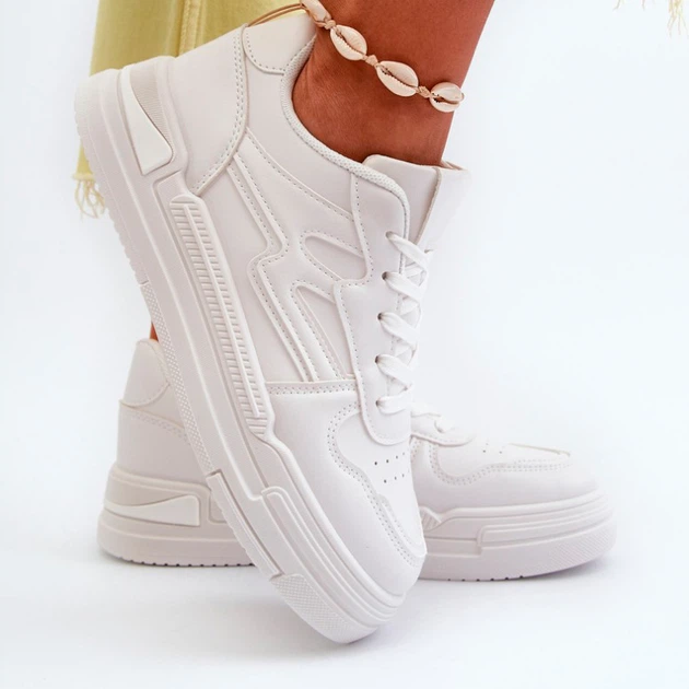 Sneakersy damskie Lynnette 38 Białe (5905677180107) - obraz 6