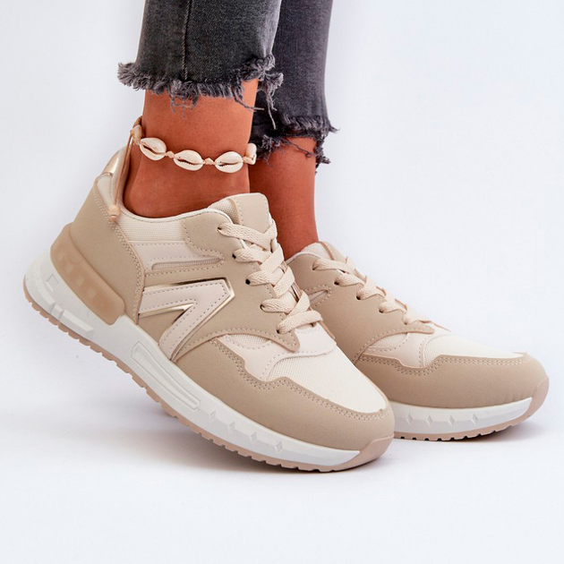 Buty sportowe damskie Vinelli 39 Beżowe (5905677179873) - obraz 4