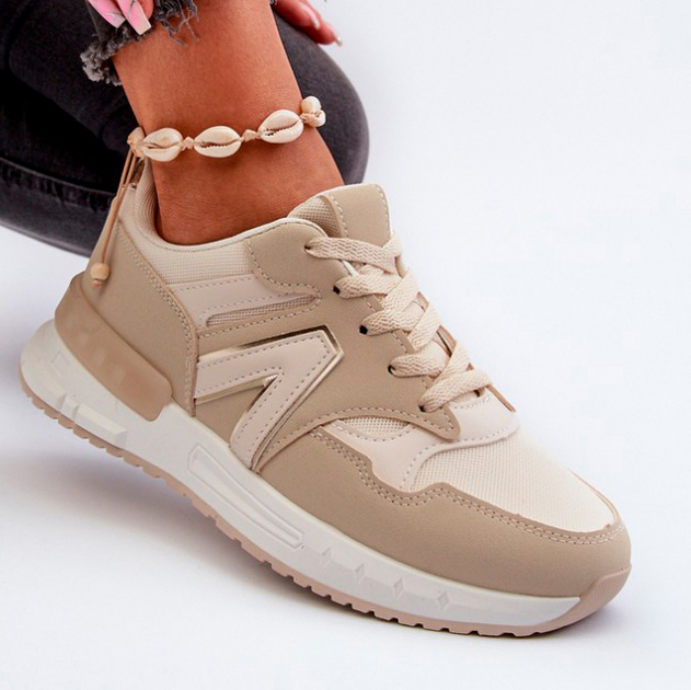 Buty sportowe damskie Vinelli 40 Beżowe (5905677179880) - obraz 3