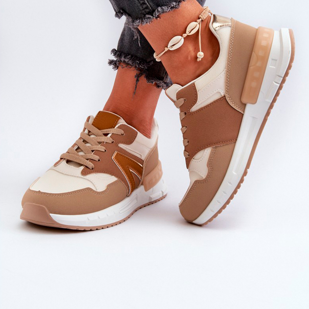 Buty sportowe damskie Vinelli 37 Brązowe (5905677179736) - obraz 3