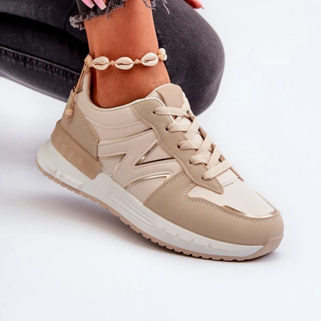 Buty sportowe damskie Kaimans 36 Beżowe (5905677179248) - obraz 3