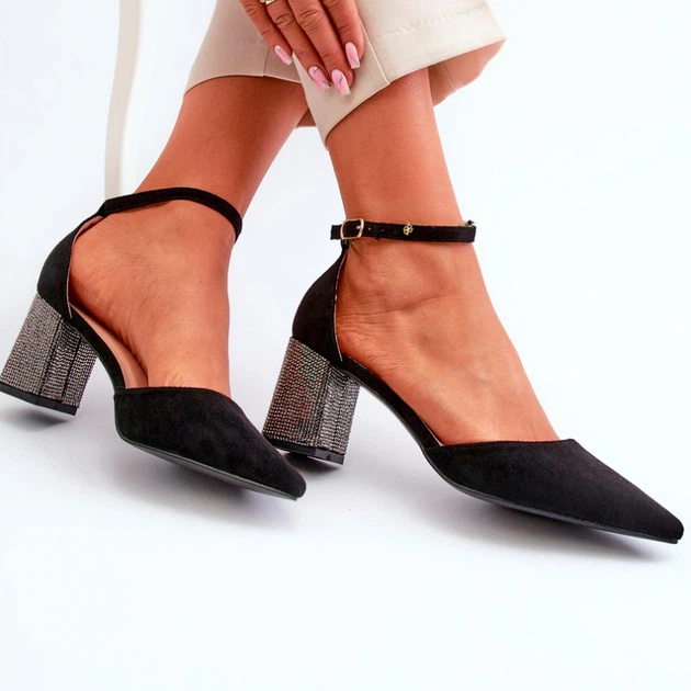 Sandały damskie z zakrytymi palcami Anlitela 40 Czarne (5905677175820) - obraz 3