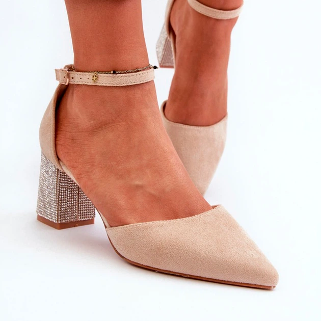 Sandały damskie z zakrytymi palcami Anlitela 37 Beżowe (5905677175738) - obraz 5