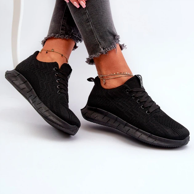 Buty sportowe damskie Kephope 36 Czarne (5905677168600) - obraz 3