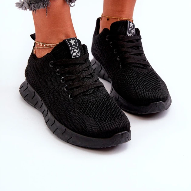 Buty sportowe damskie Kephope 40 Czarne (5905677168648) - obraz 6