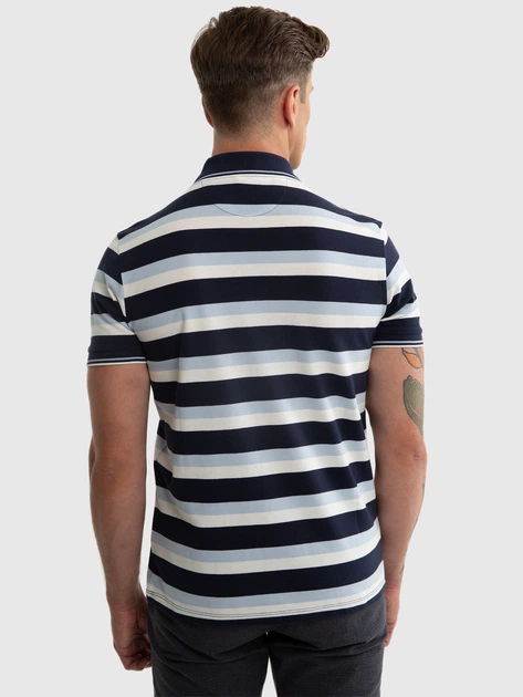 Koszulka polo męska Big Star Seulir 403 2XL Granatowa (5900714767716) - obraz 2