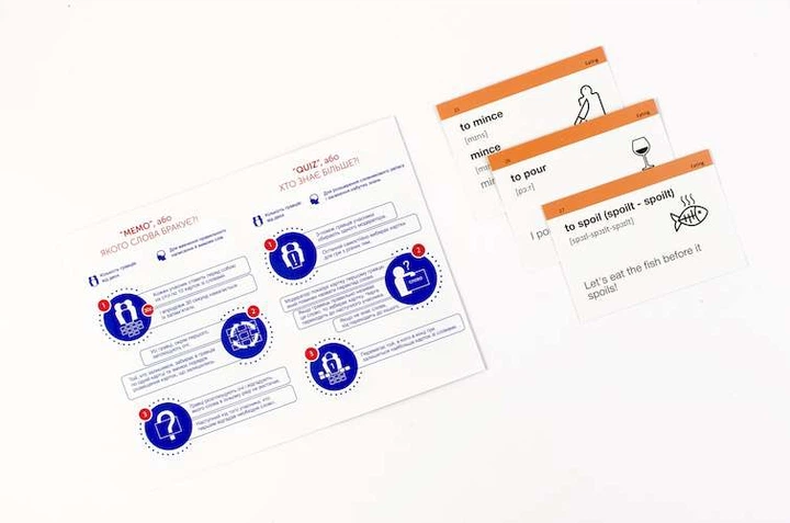 Настольная игра English Student Карточки для изучения английского языка English Student Intermediate B1.2 (укр.) (39122600) - изображение 5