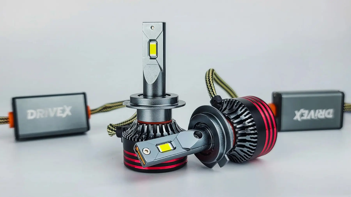 Світлодіодні лампи DriveX FE-01 H7 57W CAN 9-16V 6K (пара) (105455) - зображення 2