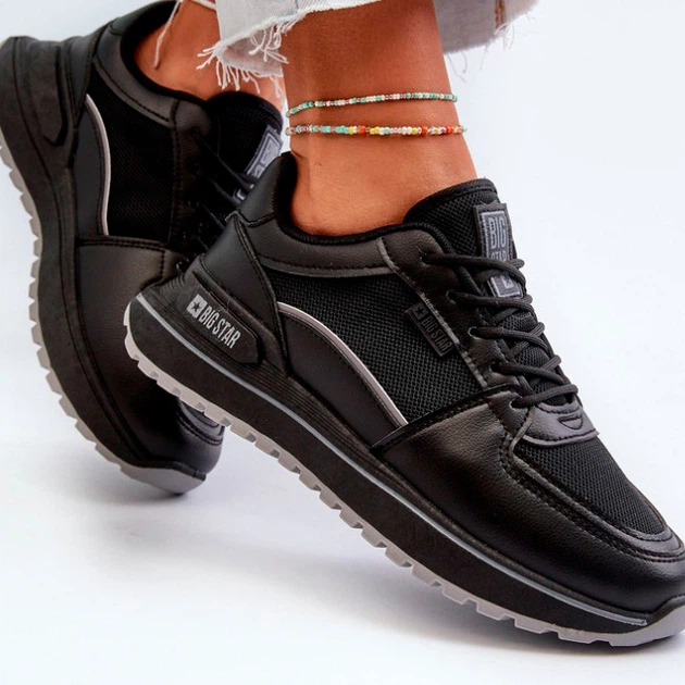 Жіночі кросівки Big Star NN274A090 38 Чорні (5900714755102) - зображення 3