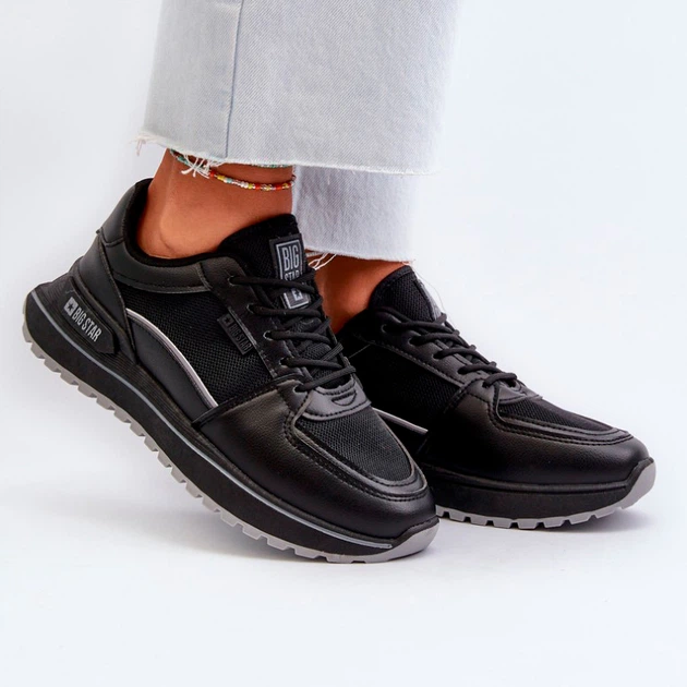 Жіночі кросівки Big Star NN274A090 38 Чорні (5900714755102) - зображення 4