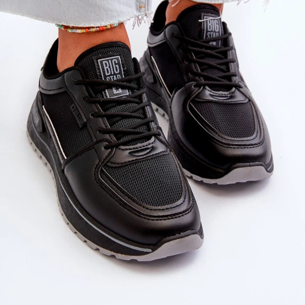 Жіночі кросівки Big Star NN274A090 36 Чорні (5900714755089) - зображення 7