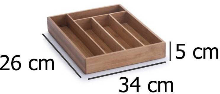 Контейнер для столових приборів Zeller 34 x 26 x 5 см (4003368252698) - зображення 3