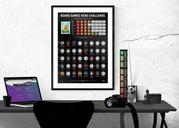 Скретч постер Board Games Hero Challenge (англ.) (СП100ДНН) - Фото 2 Скретч постер Board Games Hero Challenge (англ.) (СП100ДНН) - изображение 2