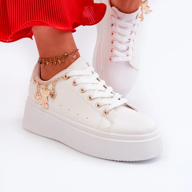 Жіночі кеди низькі Tivissa 40 Біле (5905677191509/5905677191448) - зображення 5