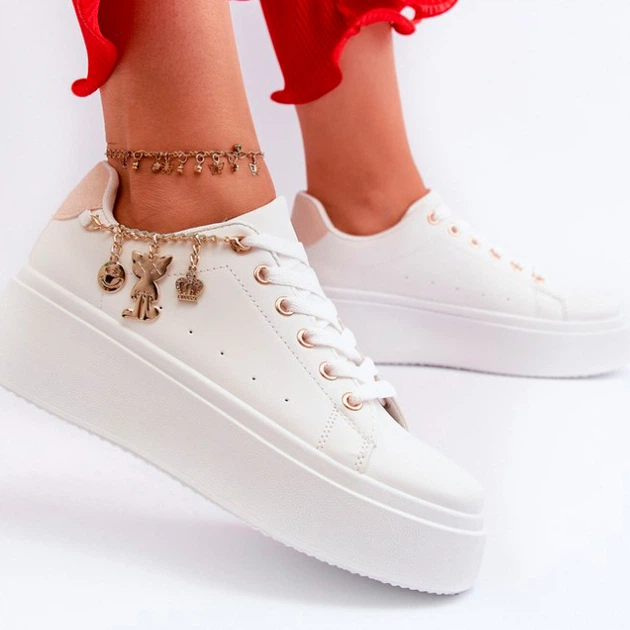 Жіночі кеди низькі Tivissa 39 Біле (5905677191493/5905677191431) - зображення 7