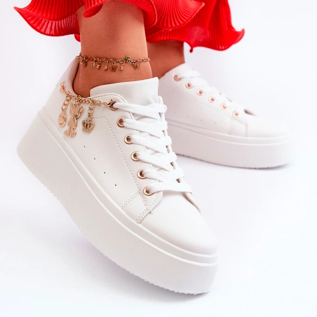 Жіночі кеди низькі Tivissa 41 Біле (5905677191455/5905677191516) - зображення 4