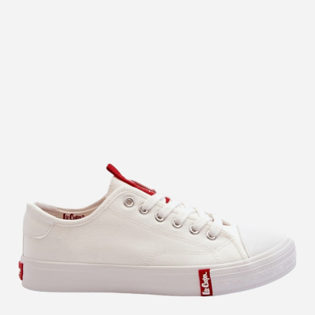 Trampki damskie materiałowe Lee Cooper LCW-24-31-2239 36 Białe (5904292147823) - obraz 1