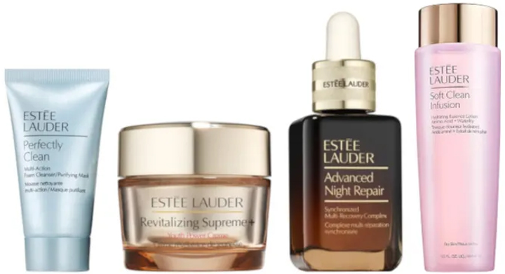 Набір для догляду за обличчям Estee Lauder Advanced Night Repair Крем 30 мл + Сироватка 30 мл + Мус-маска 30 мл + Лосьйон 50 мл (887167736924) - зображення 2