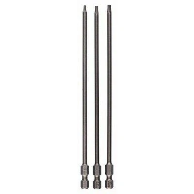 Біти Bosch Extra Hart Т8/10/15, 152 мм 3 шт (2607001763) - Фото 1 Біти Bosch Extra Hart Т8/10/15, 152 мм 3 шт (2607001763) - зображення 1