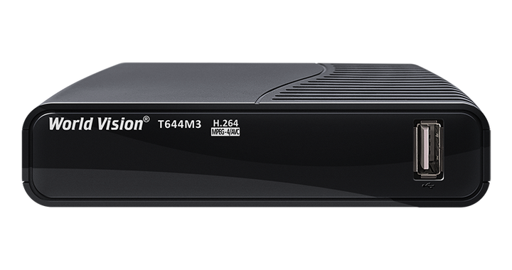 Ефірний Т2 ресивер цифровий тюнер World Vision T644M3 - зображення 2