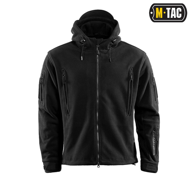 Тактична куртка M-Tac флісова Windblock Division Gen.II Black чорна 2XL - зображення 2