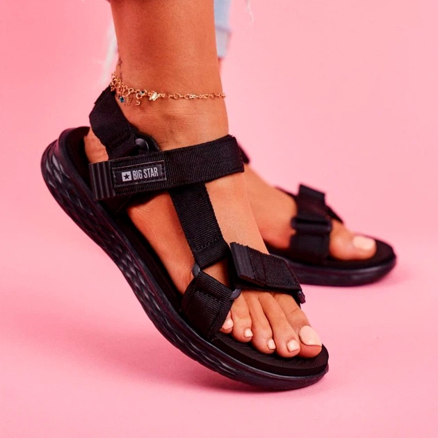 Sandały damskie sportowe Big Star FF274A600 41 Czarne (5900714233761) - obraz 3