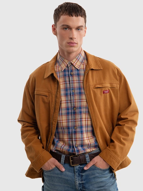 Ремінь чоловічий з натуральної шкіри Big Star Buffel 803 M Коричневий (5900714776800) - зображення 2