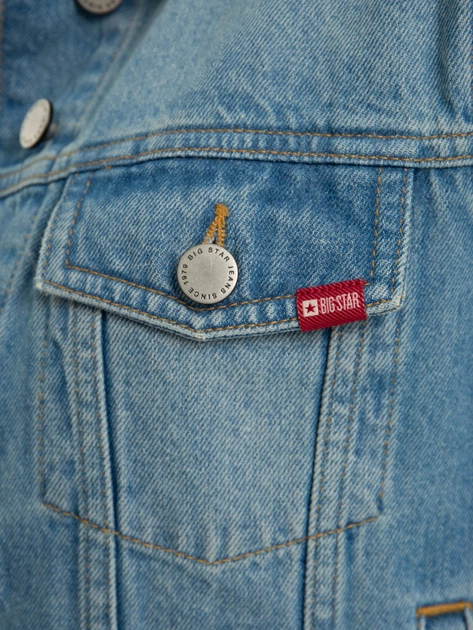 Джинсова куртка жіноча Big Star Gabriella 119 XL Блакитна (5900714775919) - зображення 5