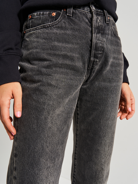 Джинси Regular Fit жіночі Levi`s 501 Jeans For Women 12501-0452 27-30 Темно-сірі (5401128093984) - зображення 4
