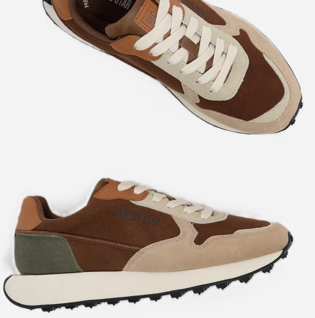 Buty sportowe męskie Big Star Nn174355 801 42 Beżowe (5900714767136) - obraz 6