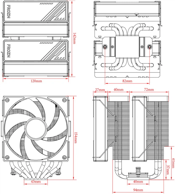 Кулер ID-COOLING Frozn A620 ARGB - изображение 7
