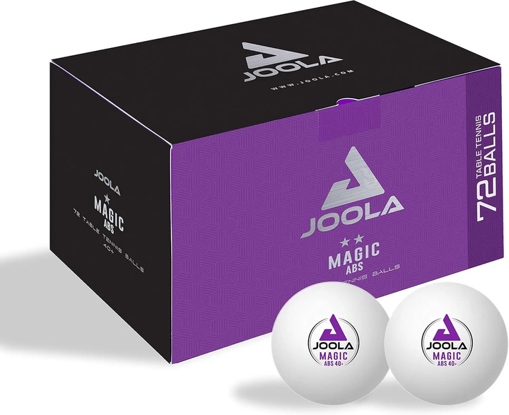 Мячи для настольного тенниса Joola Magic ABS 40+ (72 шт.) (44216) White - Фото 1 Мячи для настольного тенниса Joola Magic ABS 40+ (72 шт.) (44216) White - изображение 1