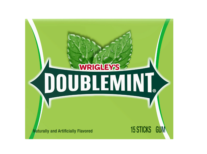 Жувальна гумка Doublemint Wrigley's блок 150 шт - Фото 5 Жувальна гумка Doublemint Wrigley's блок 150 шт - зображення 5