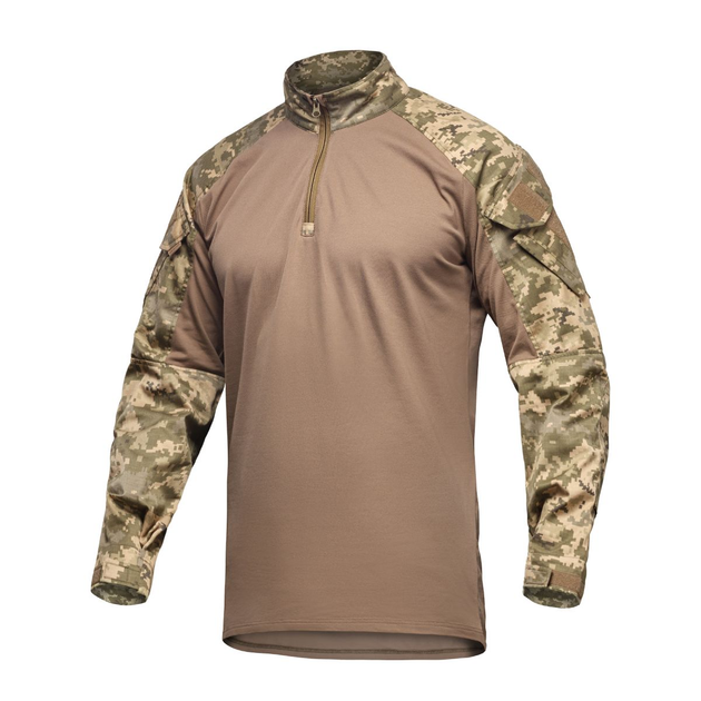 Боевая рубашка TAC-24 Ukrarmor ACS Pixel (MM-14). Army Combat Shirt. Технология Near-Infrared Reflectance S/Long - изображение 1