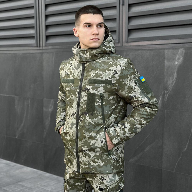 Мужская зимняя куртка Pobedov Winter Jacket Motive + Подарок шеврон размер S - изображение 1