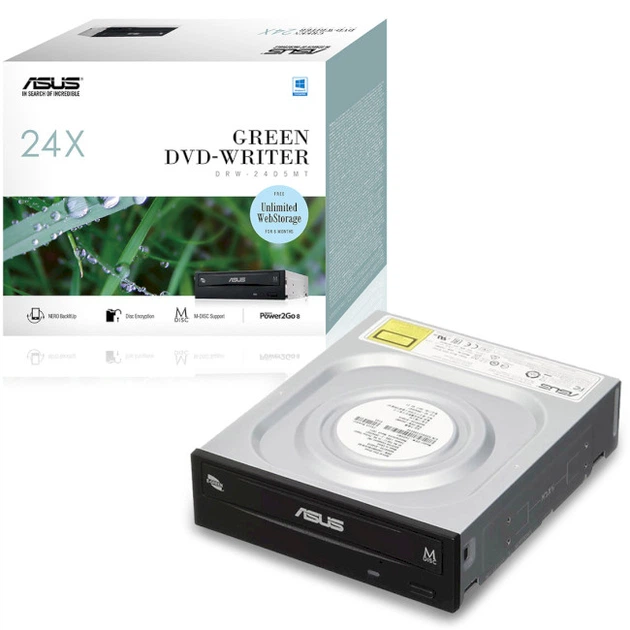 Оптичний привід Asus DRW-24D5MT/BLK/B/AS - Фото 3 Оптичний привід Asus DRW-24D5MT/BLK/B/AS - зображення 3
