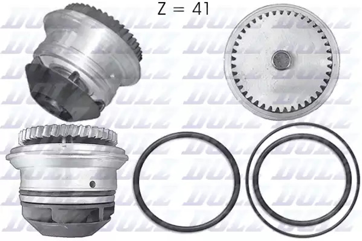 Водяний насос VW LT 28/LT 35/LT 46 2,8 97-03, DOLZ (A199) - зображення 1