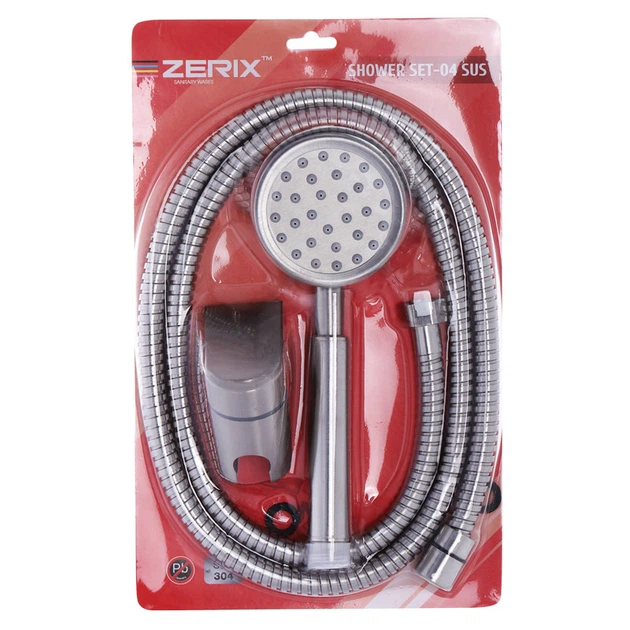 Душовий набір (шланг, лійка, кронштейн) Zerix SHOWER SET-04 (ZX3099) - зображення 2