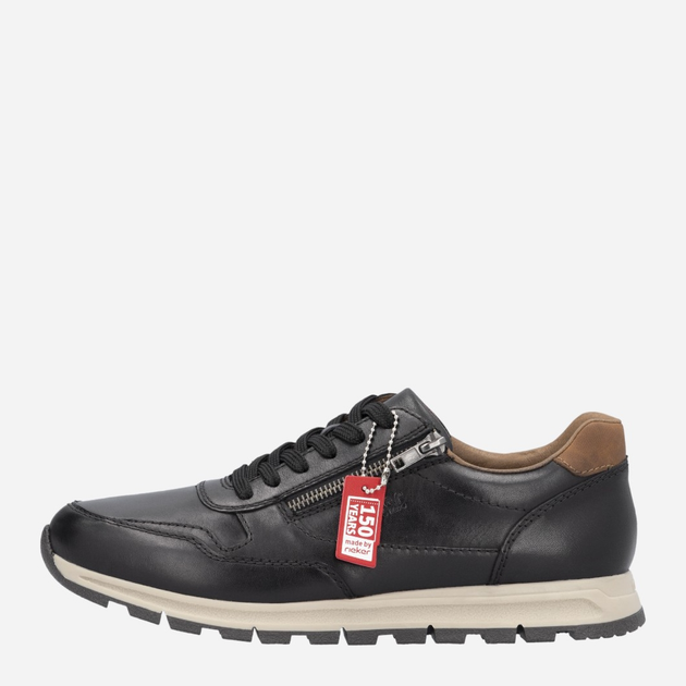 Buty sportowe męskie RIEKER B0504-00 42 (8UK) 28 cm Czarne (4061811337330) - obraz 4
