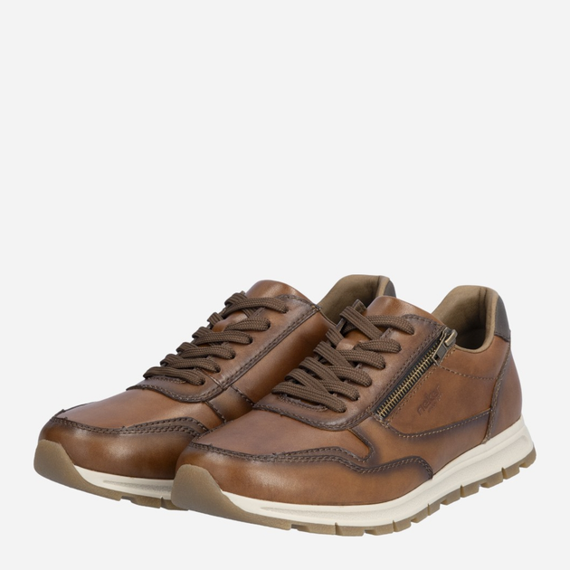 Buty sportowe męskie RIEKER B0504-24 40 (6.5UK) 26.4 cm Brązowe (4061811337415) - obraz 3