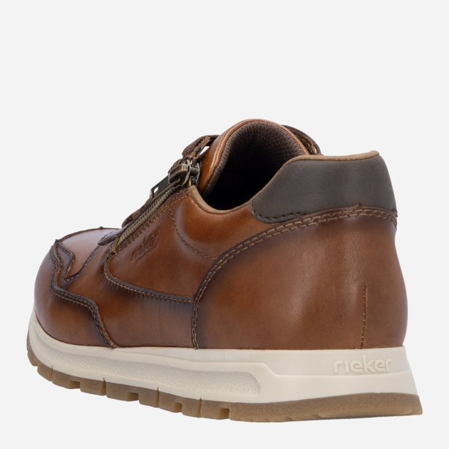 Buty sportowe męskie RIEKER B0504-24 43 (9UK) 28.5 cm Brązowe (4061811337446) - obraz 7