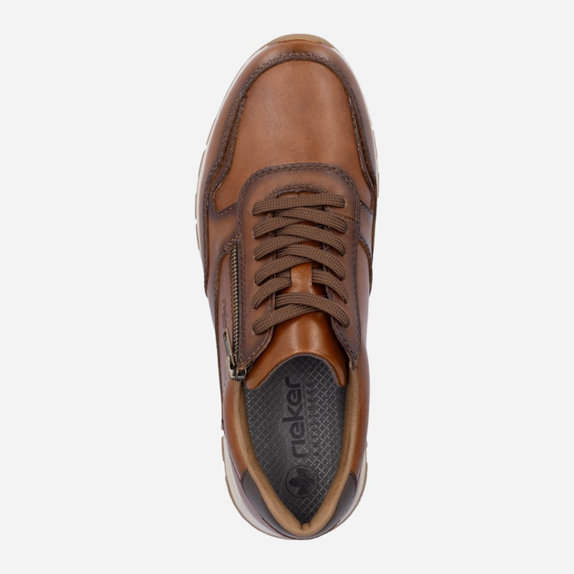 Buty sportowe męskie RIEKER B0504-24 46 (11UK) 30.3 cm Brązowe (4061811337477) - obraz 8