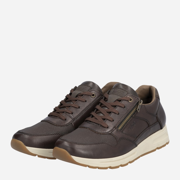 Buty sportowe męskie RIEKER B0701-25 41 (7.5UK) 27 cm Brązowe (4061811302147) - obraz 3