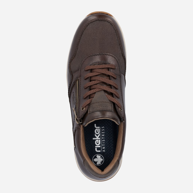 Buty sportowe męskie RIEKER B0701-25 41 (7.5UK) 27 cm Brązowe (4061811302147) - obraz 8